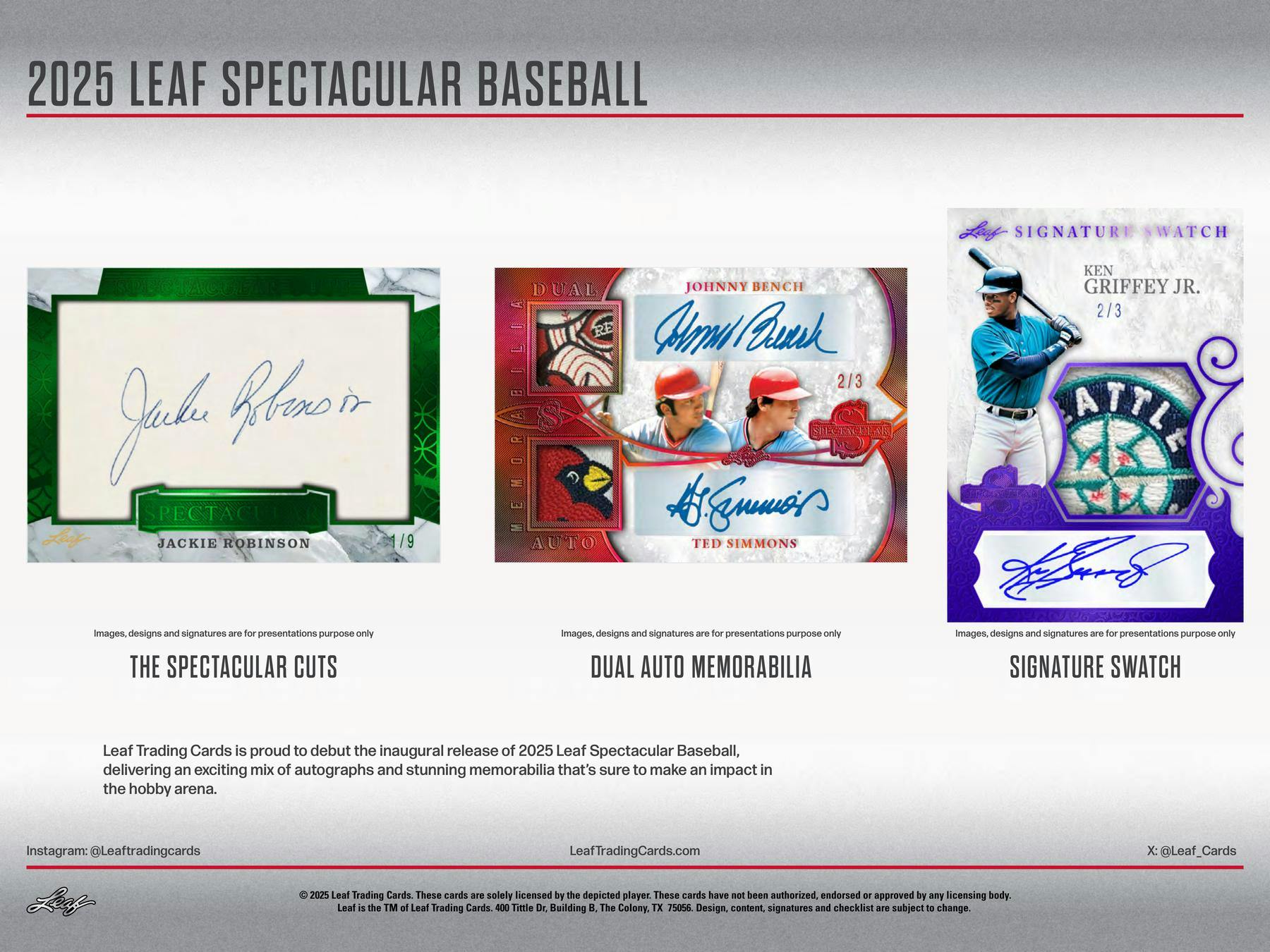 2025 Leaf Spectacular Baseball Hobby Box - Hobby Box