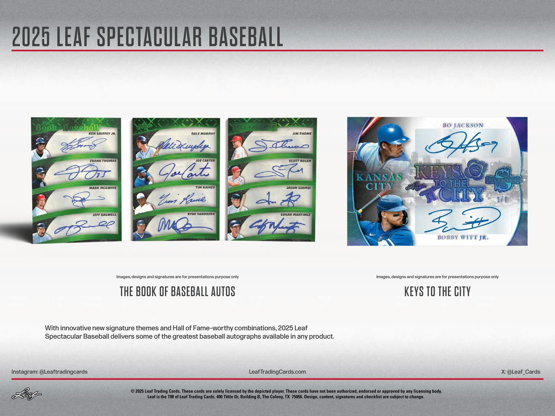2025 Leaf Spectacular Baseball Hobby Box - Hobby Box