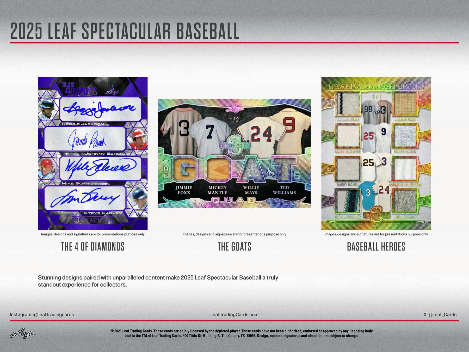 2025 Leaf Spectacular Baseball Hobby Box - Hobby Box