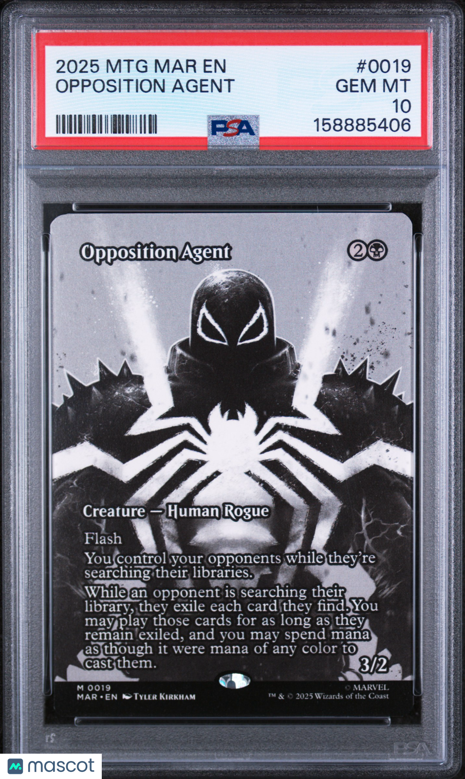 2025 Magic The Gathering Marvel’s Spider-Man: Opposition Agent #0019 PSA 10 - Graded TCG/CCG
