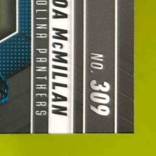 2025 Mosaic Red and White Stripe Prizm Tetairoa McMillan 309 RC - Sports Cards