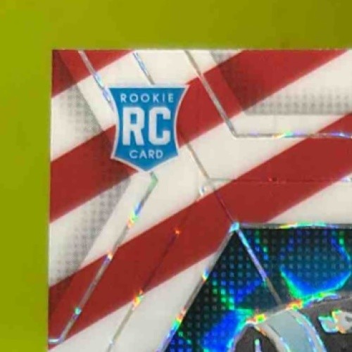 2025 Mosaic Red and White Stripe Prizm Tetairoa McMillan 309 RC - Sports Cards