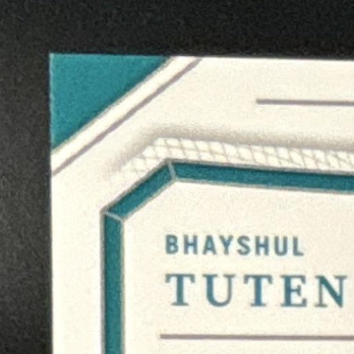 2025 National Treasures Bhayshul Tuten Crossover Patch Auto /25 MEM RC Jaguars - Sports Cards