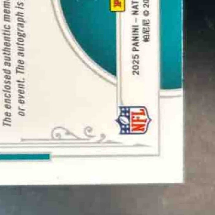 2025 National Treasures Bhayshul Tuten Triple Patch Auto /99 MEM RC Jaguars - Sports Cards