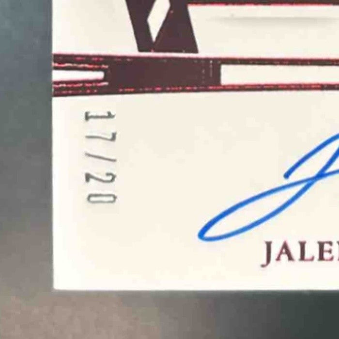 2025 National Treasures Collegiate Jalen Royals Flawless Patch Auto Ruby /20 RC - Sports Cards
