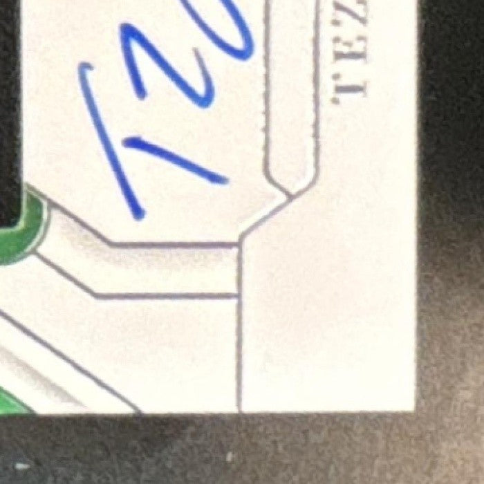 2025 National Treasures Collegiate Tez Johnson College Patch Auto /99 #78 Ducks - Sports Cards