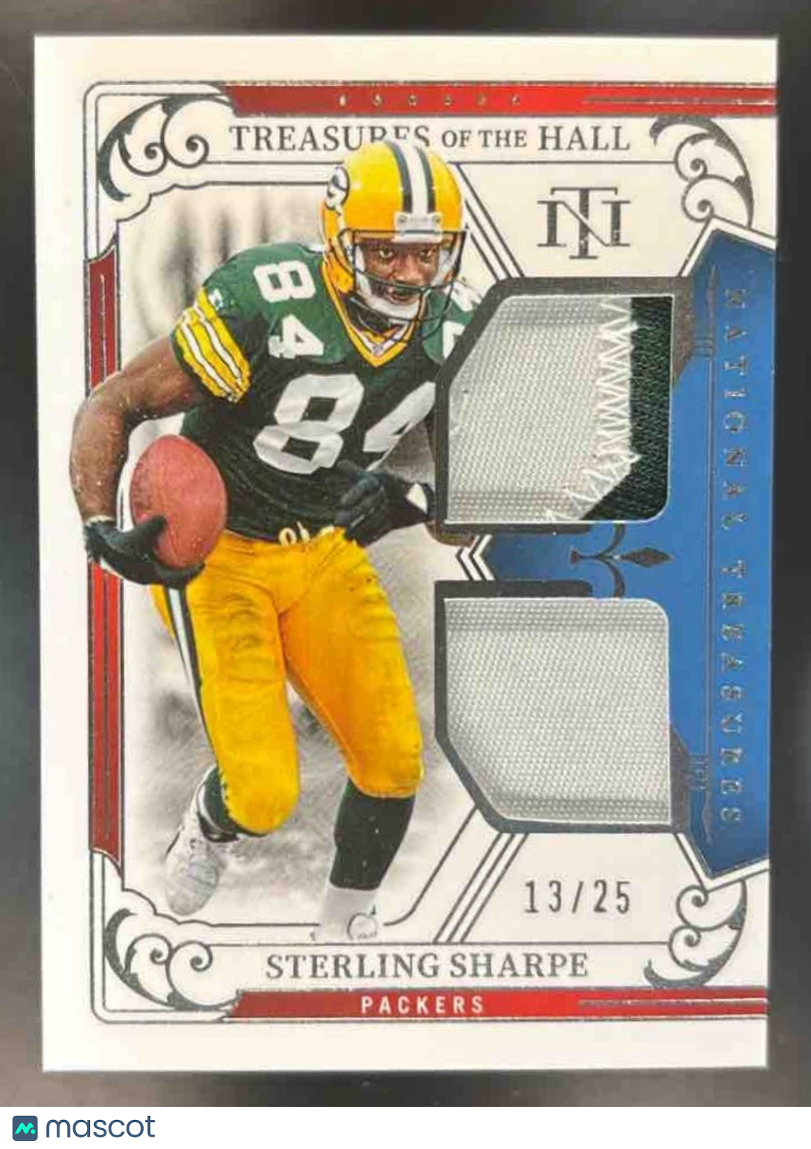 2025 National Treasures Sterling Sharpe of the Hall /25 MEM Green Bay Packers - Sports Cards