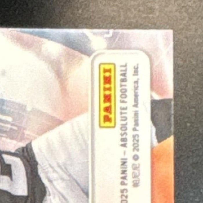 2025 Panini Absolute Ashton Jeanty Premiere Patch Auto /399 MEM RC Raiders - Sports Cards