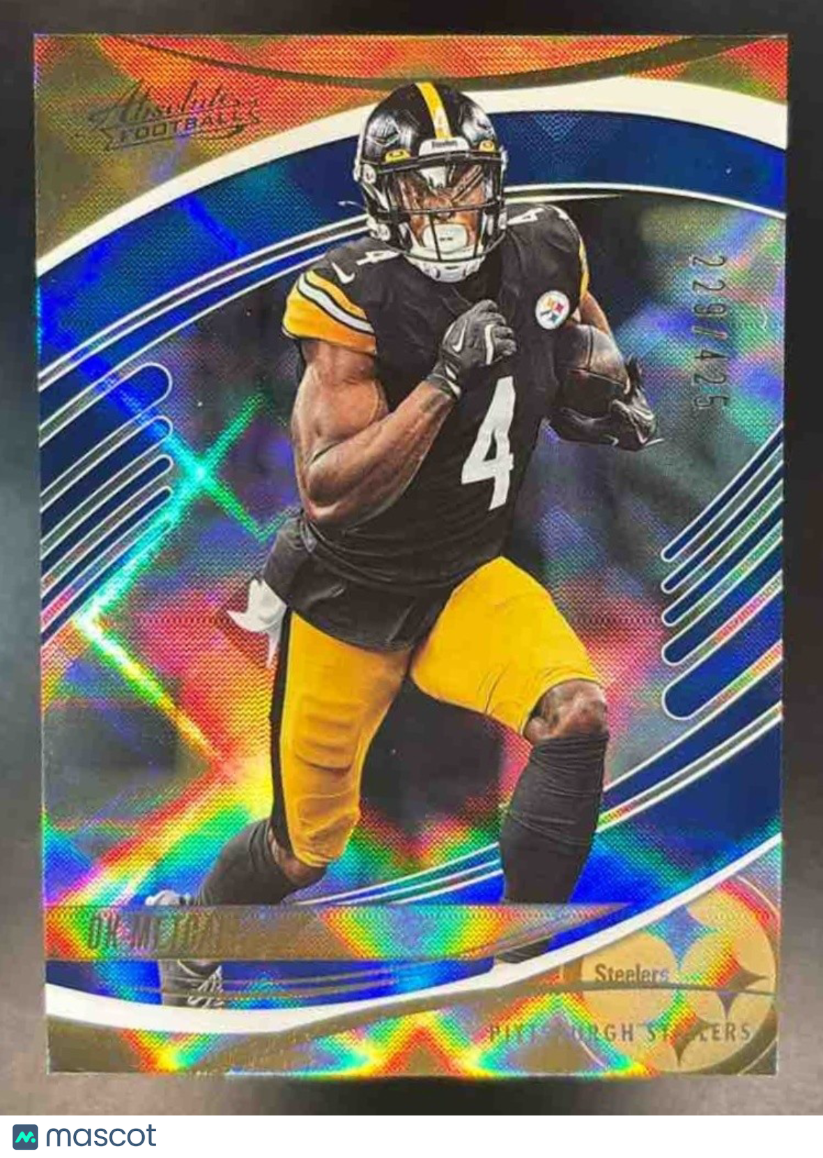 2025 Panini Absolute DK Metcalf Blue Diamonds /425 #78 Pittsburgh Steelers - Sports Cards