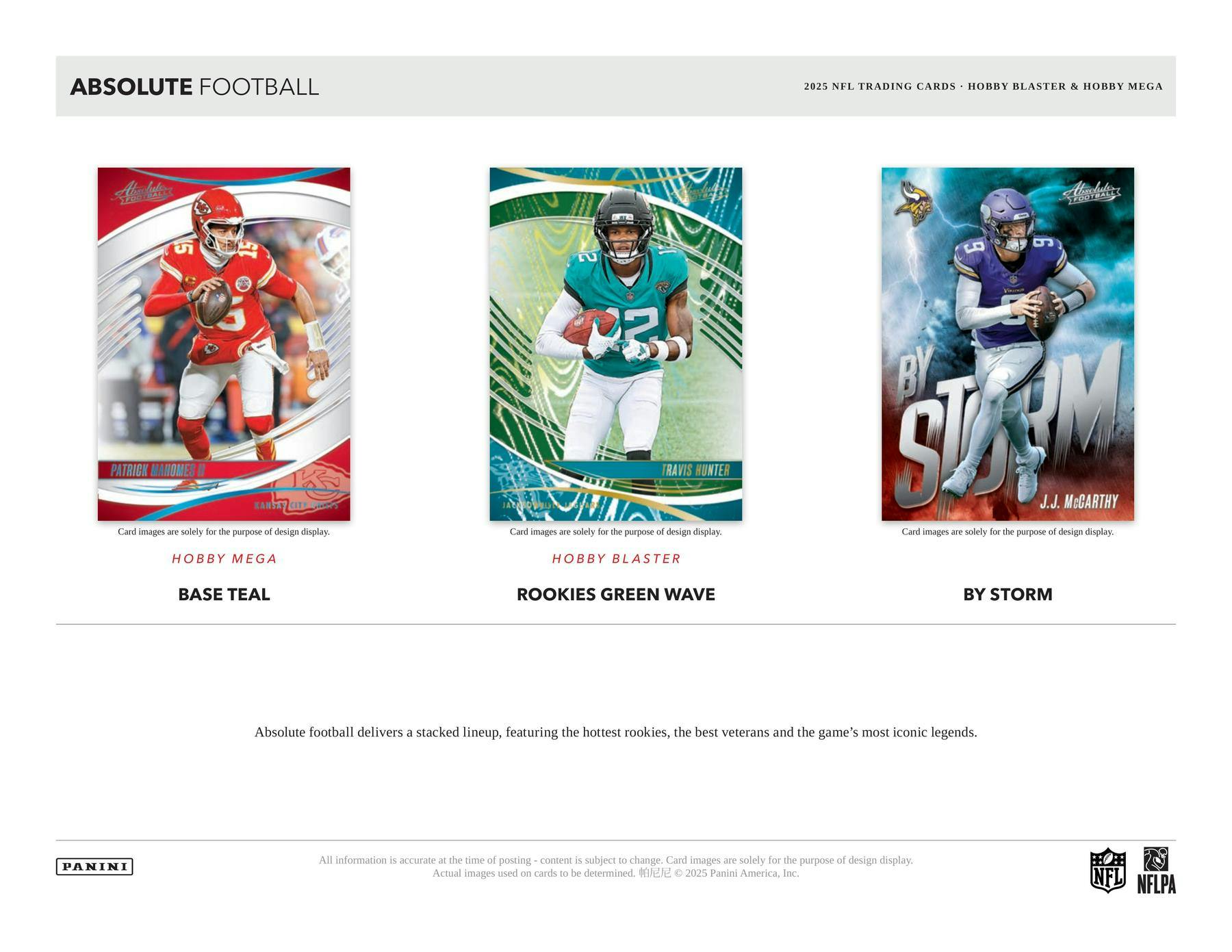 2025 Panini Absolute Football HOBBY Blaster Box (Purple Parallels) - NFL Hobby