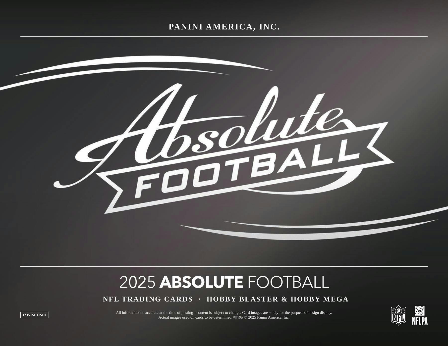 2025 Panini Absolute Football HOBBY Blaster Box