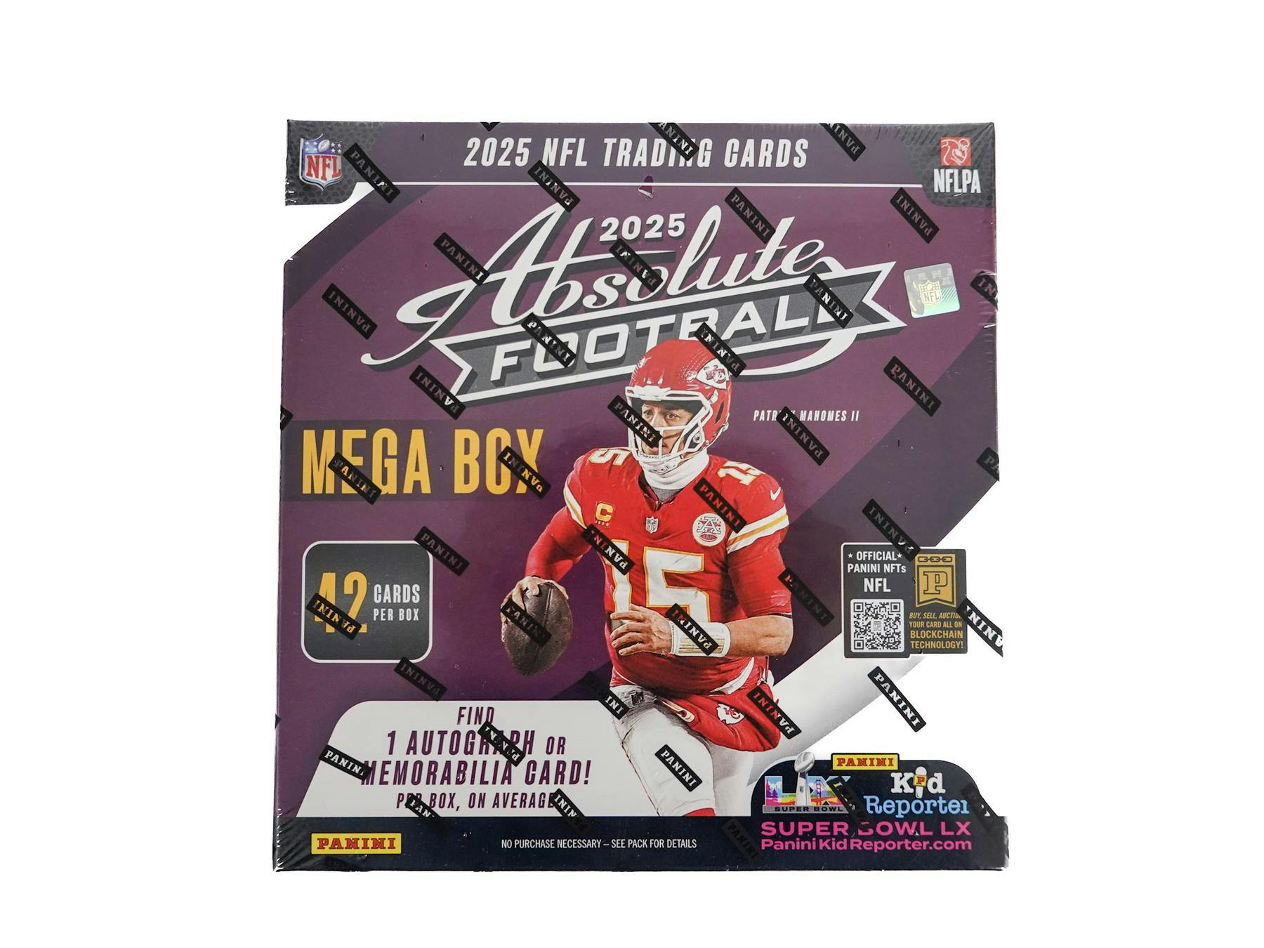 2025 Panini Absolute Football Mega Box (1 Auto or Mem and Black Parallels) - NFL Blaster