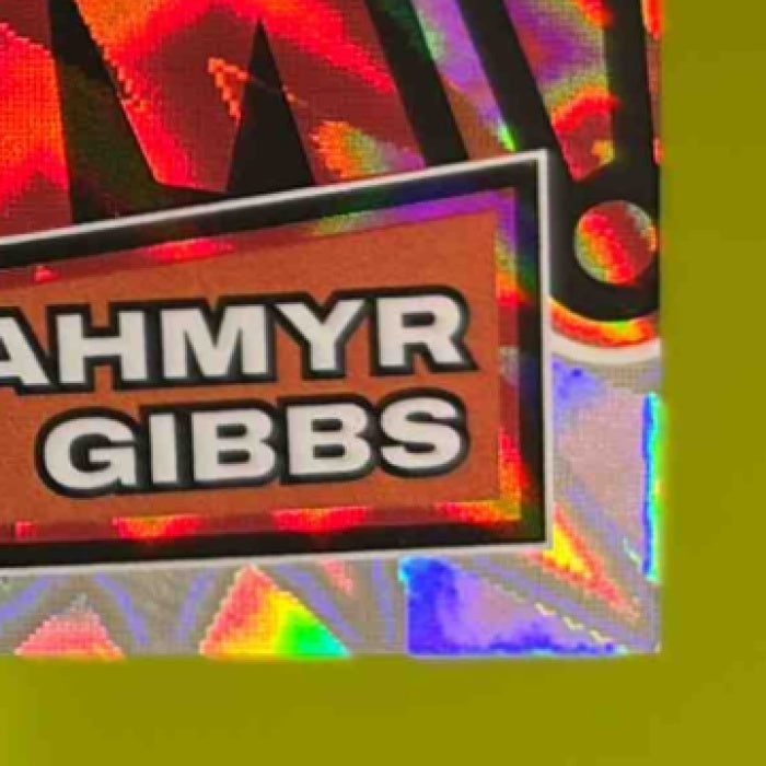 2025 Panini Absolute Jahmyr Gibbs Kaboom - Horizontal #29 Detroit Lions - Sports Cards