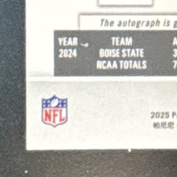 2025 Panini Ashton Jeanty Contenders Rookie Ticket RPS #19 RC Auto Raiders - Sports Cards