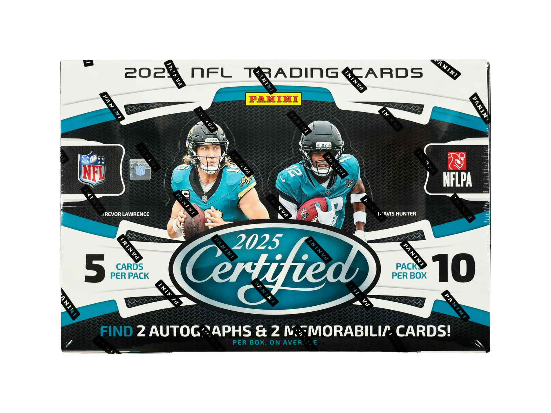 2025 Panini Certified Football Hobby Box (2 Auto / 2 Mem) - NFL Hobby Box
