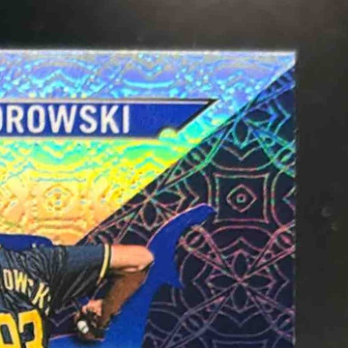 2025 Panini Crusade Jacob Misiorowski Blue #98 Milwaukee Brewers - Sports Cards