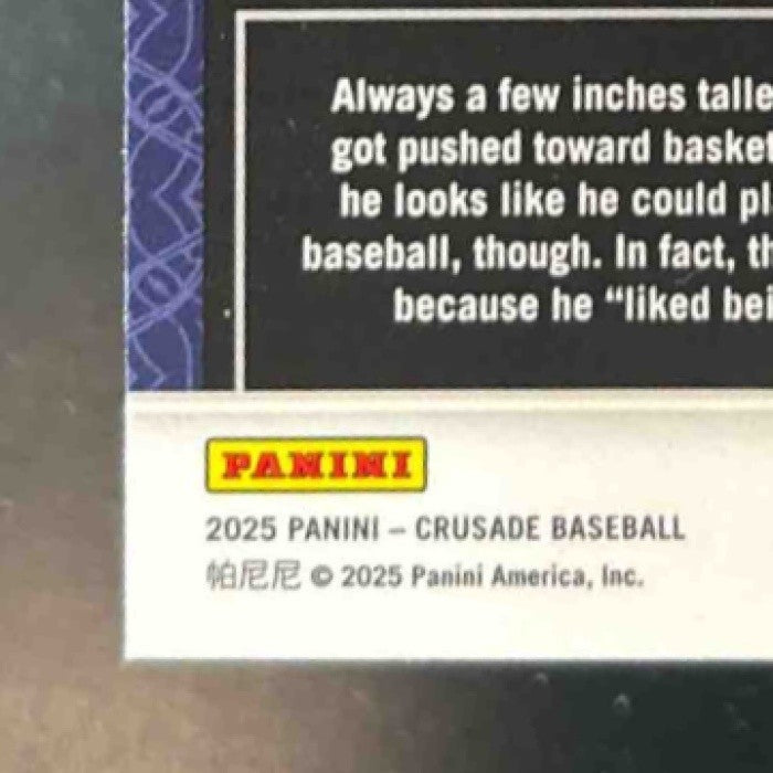 2025 Panini Crusade Jacob Misiorowski Blue #98 Milwaukee Brewers - Sports Cards