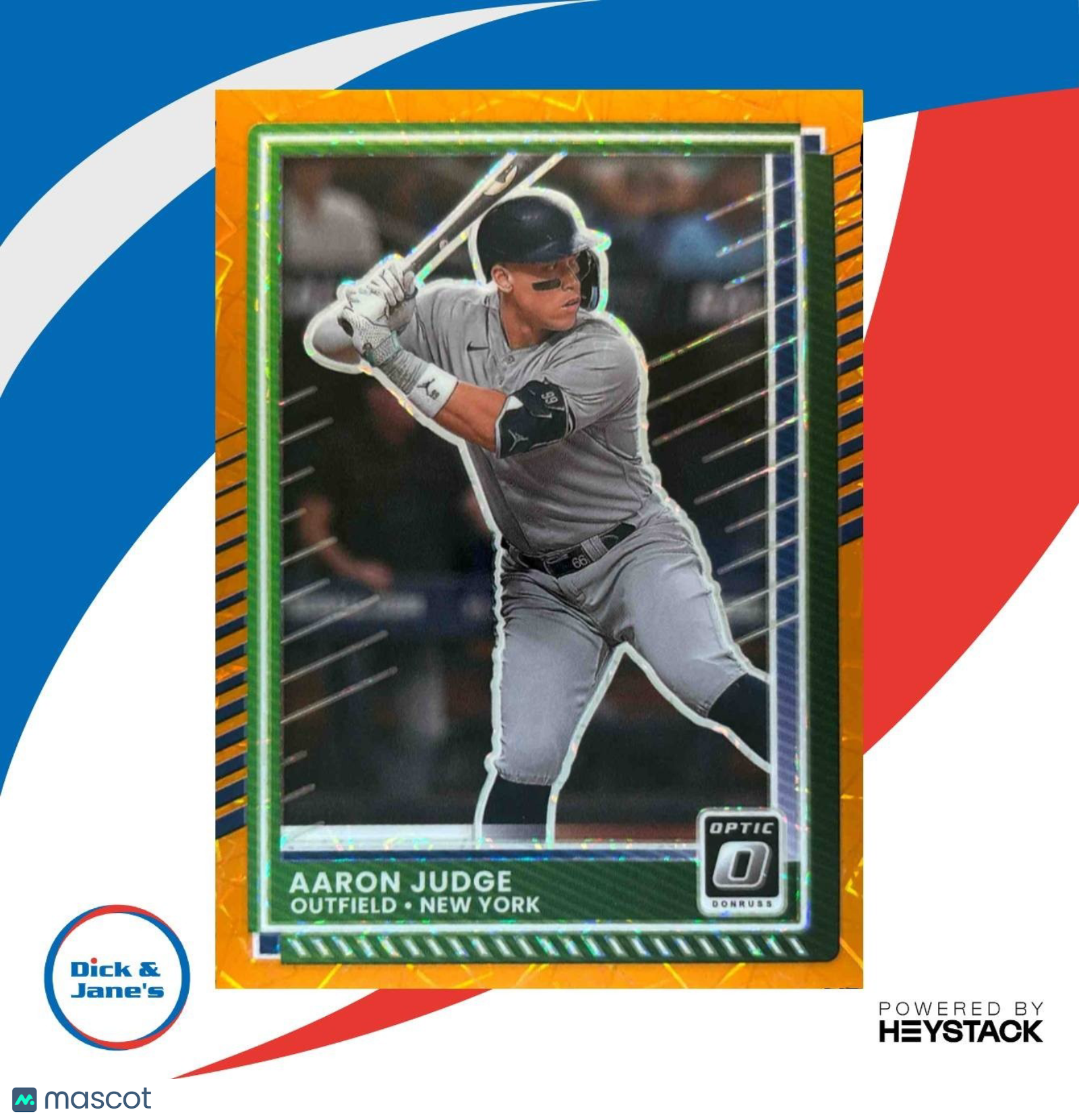 2025 Panini Donruss Aaron Judge Optic Orange Velocity #50 New York Yankees - Sports Cards