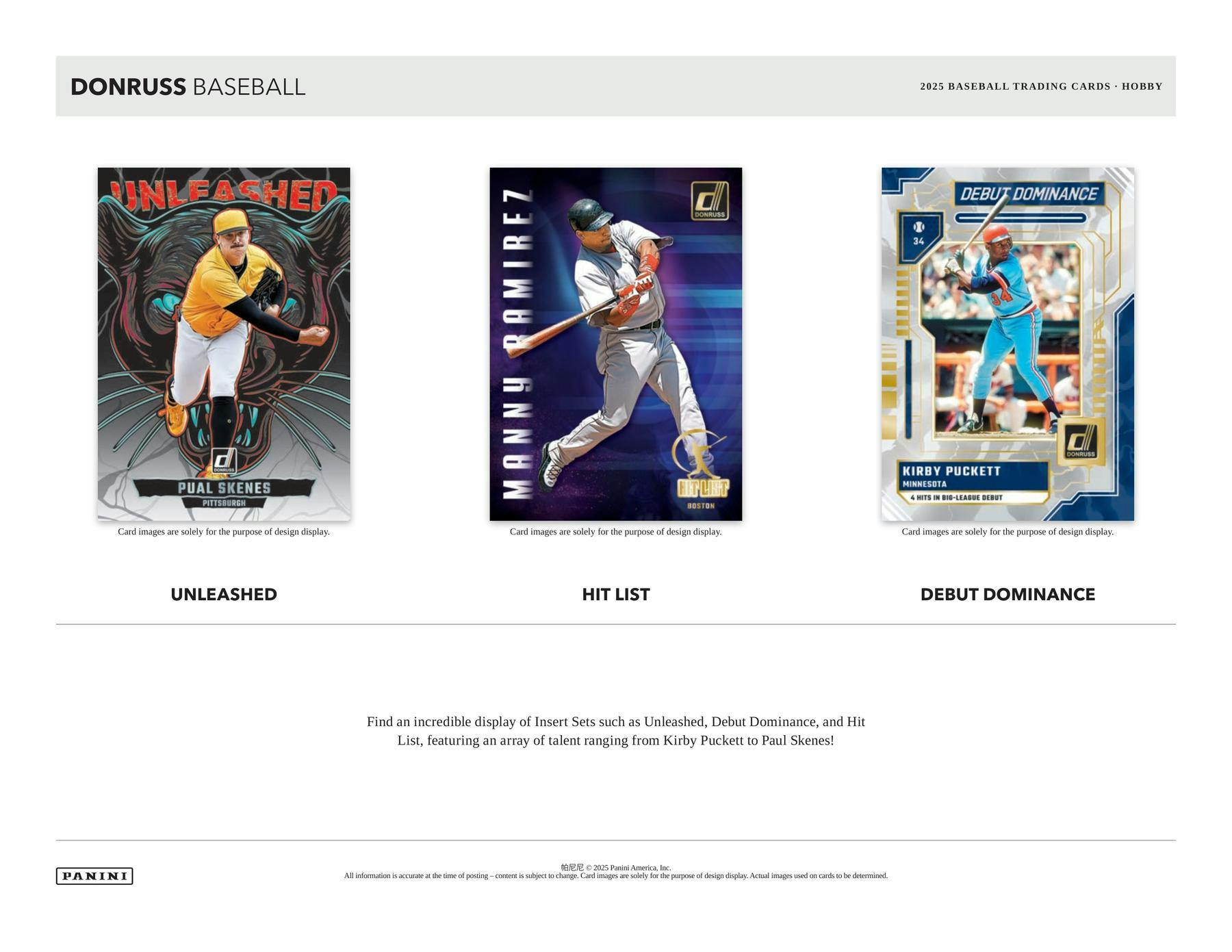 2025 Panini Donruss Baseball Hobby Box (3 Auto / Mem) - Collectible Trading Cards