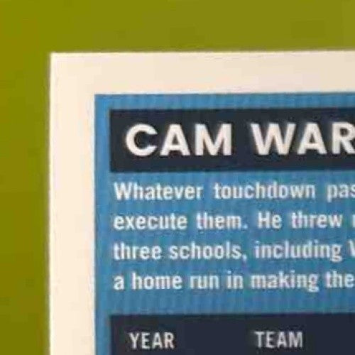 2025 Panini Donruss Cam Ward Rated Rookie #350 RC Tennessee Titans - Sports Cards