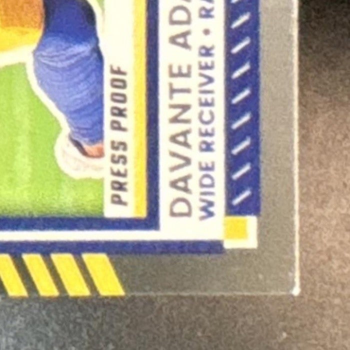 2025 Panini Donruss Davante Adams Press Proof Silver /199 #82 Los Angeles Rams - Sports Cards