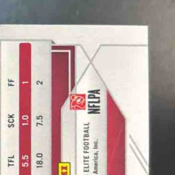 2025 Panini Donruss Elite Alfred Collins Orange /199 #187 RC San Francisco 49ers - Sports Cards