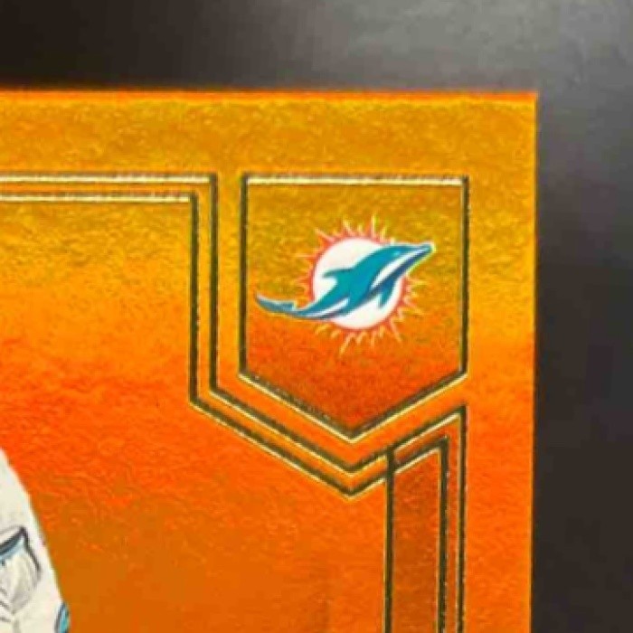2025 Panini Donruss Elite De’Von Achane Orange /849 #44 Miami Dolphins - Sports Cards