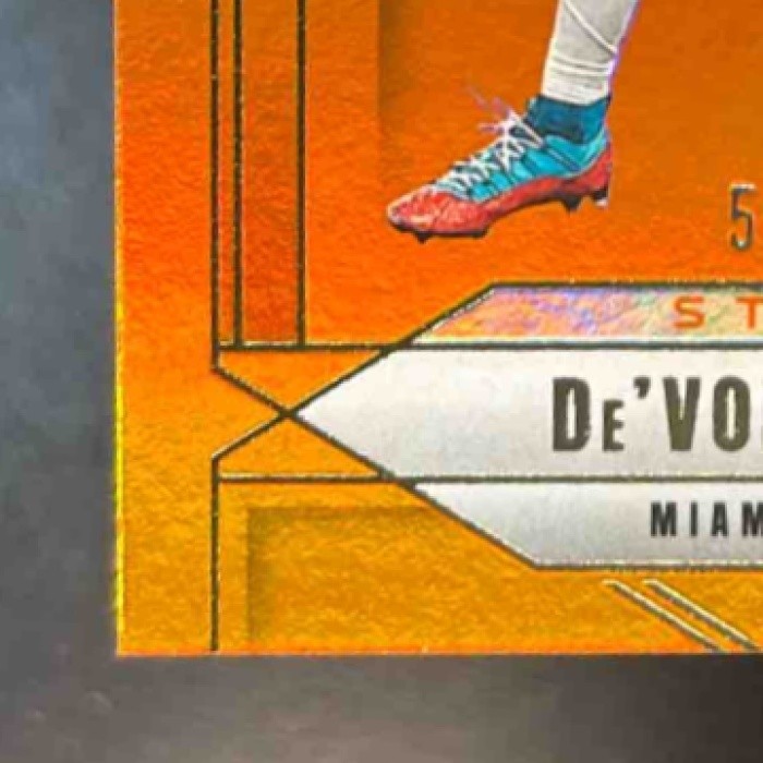 2025 Panini Donruss Elite De’Von Achane Orange /849 #44 Miami Dolphins - Sports Cards