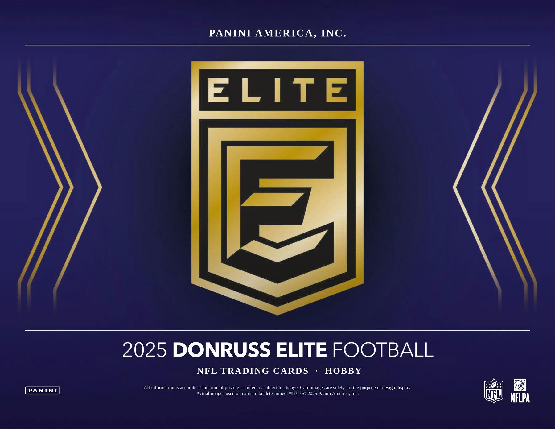 2025 Panini Donruss Elite Football Hobby Box (2 Auto / 1 Mem) - NFL Hobby Box