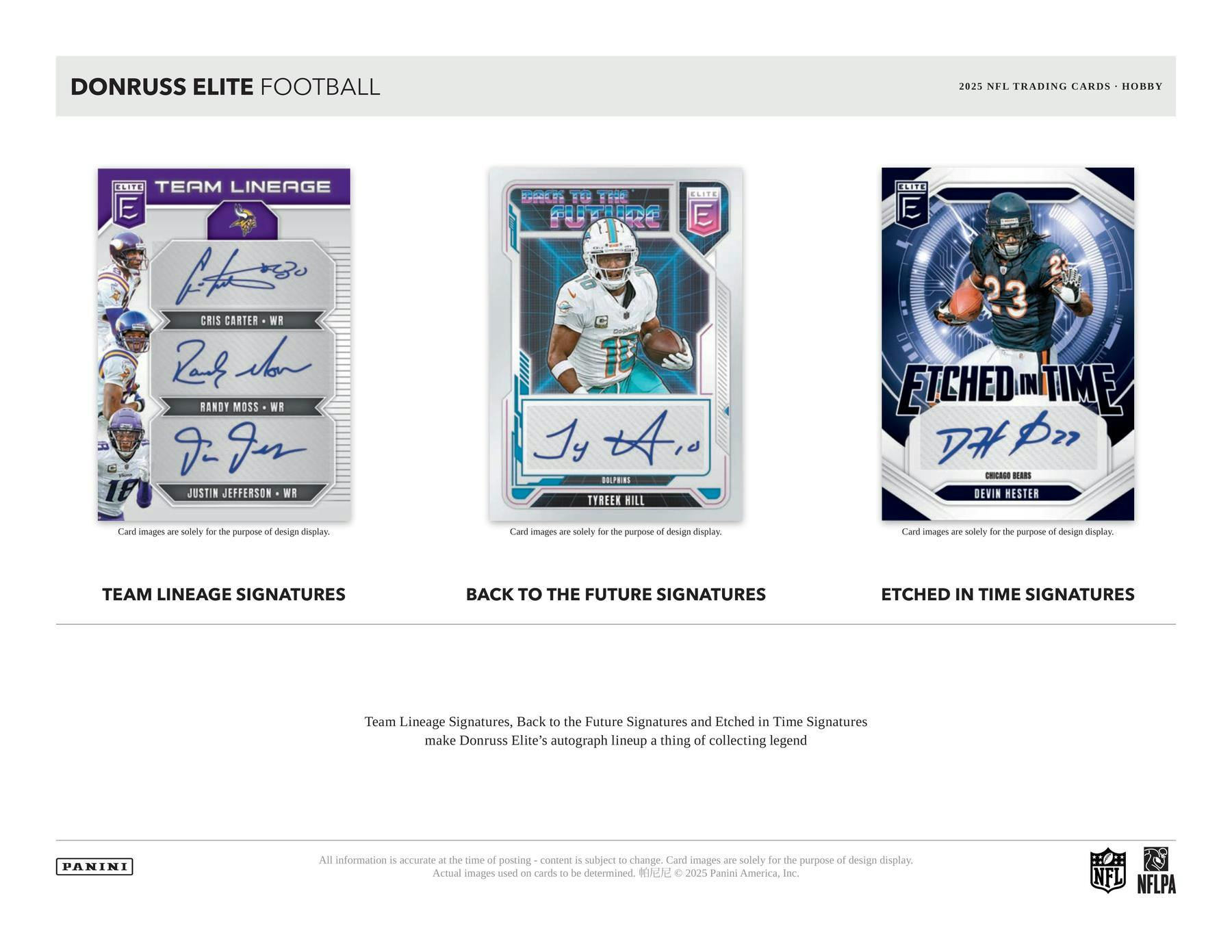 2025 Panini Donruss Elite Football Hobby Box (2 Auto / 1 Mem) - NFL Hobby Box