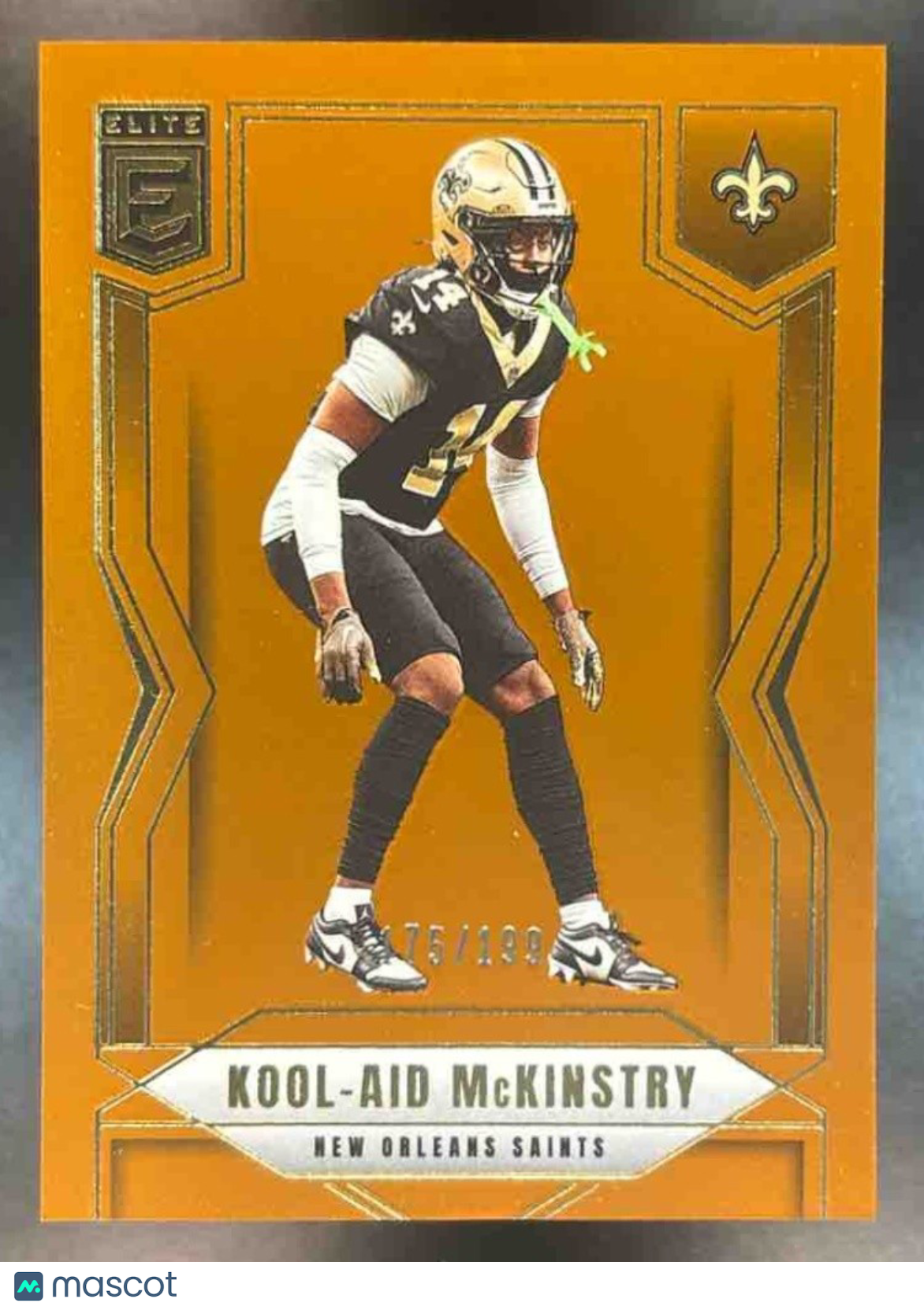 2025 Panini Donruss Elite Kool-Aid McKinstry Orange /199 #88 New Orleans Saints - Sports Cards