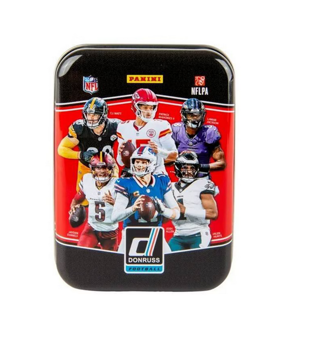 2025 Panini Donruss Football Winter Holiday Tin () Downtown Hunting!! - Ripped Live - NFL Hobby Box