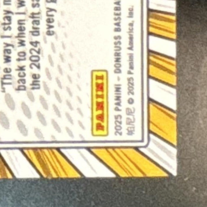 2025 Panini Donruss Konnor Griffin Diamond Marvels #5 Pittsburgh Pirates - Sports Cards