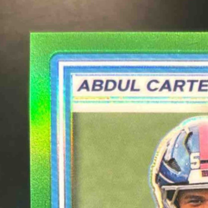 2025 Panini Donruss Optic Abdul Carter RC Neon Green /199 #300 New York Giants - Sports Cards