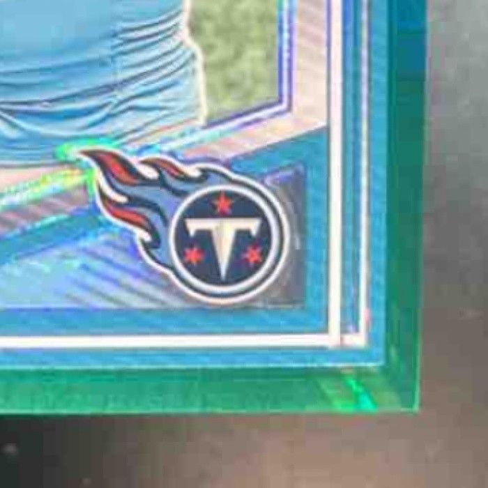 2025 Panini Donruss Optic Cam Ward Green Hyper Prizm #293 Tennessee Titans - Sports Cards