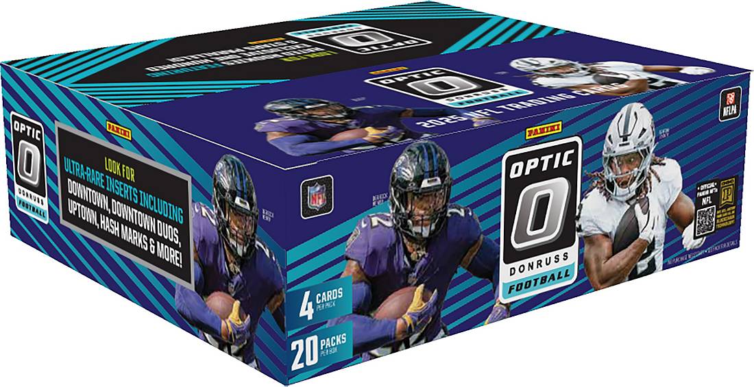 2025 Panini Donruss Optic Football Mega Retail Box (20 Packs) - NFL Retail Box