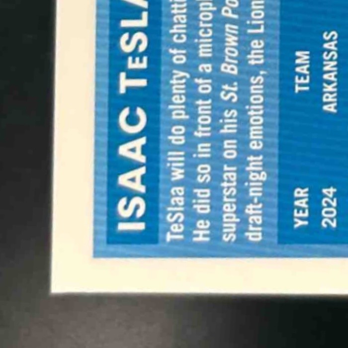 2025 Panini Donruss Optic Isaac TeSlaa Flex Prizm /199 #219 Detroit Lions - Sports Cards