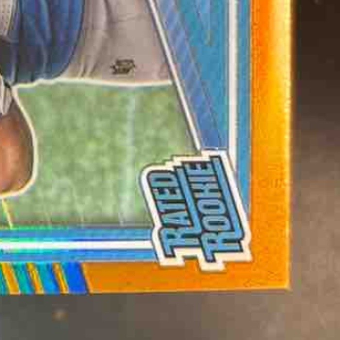 2025 Panini Donruss Optic Isaac TeSlaa Orange Prizm /299 #219 Detroit Lions - Sports Cards