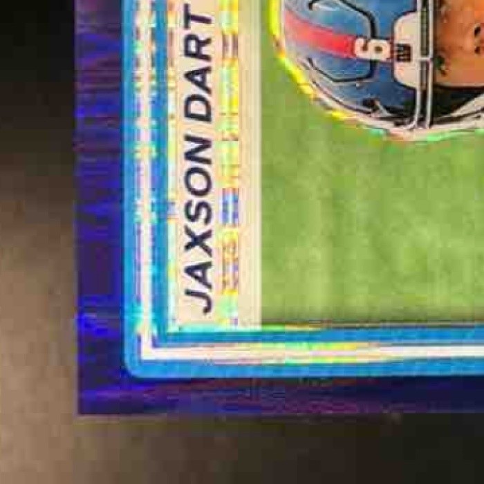 2025 Panini Donruss Optic Jaxson Dart Purple Shock #273 New York Giants - Sports Cards