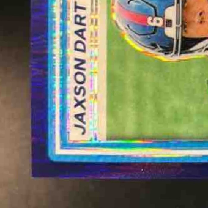 2025 Panini Donruss Optic Jaxson Dart Purple Shock Prizm #273 New York Giants - Sports Cards
