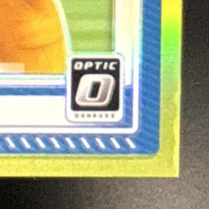 2025 Panini Donruss Optic Najee Harris Neon Yellow /15 #108 Los Angeles Chargers - Sports Cards