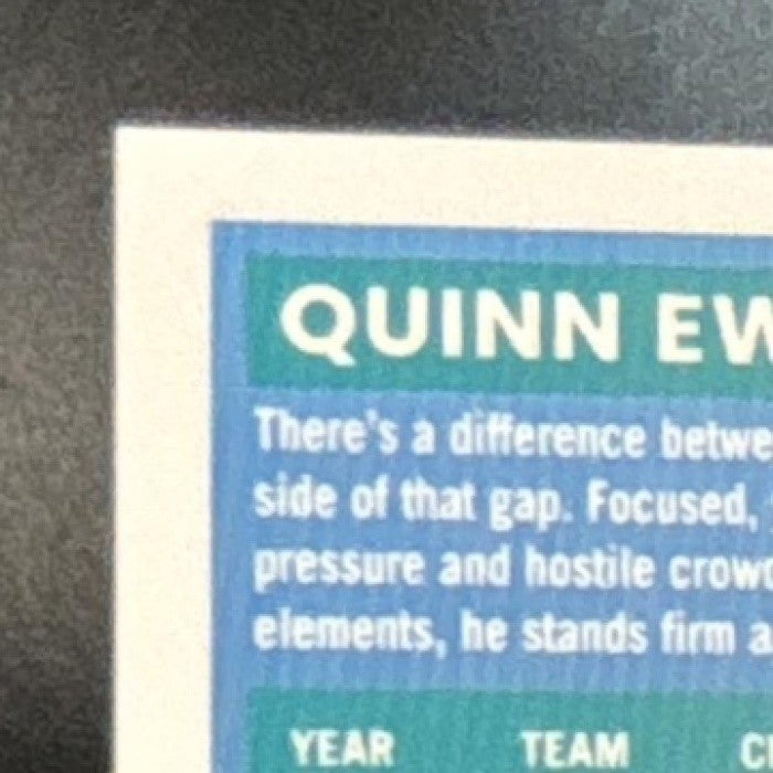 2025 Panini Donruss Optic Quinn Ewers RPS Auto Holo /199 #213 Miami Dolphins - Sports Cards