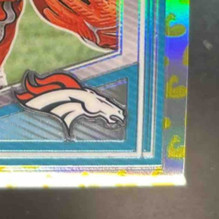 2025 Panini Donruss Optic RJ Harvey Flex Prizm RC /199 #208 Denver Broncos - Sports Cards