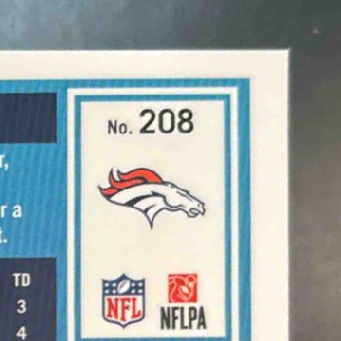 2025 Panini Donruss Optic RJ Harvey Flex Prizm RC /199 #208 Denver Broncos - Sports Cards