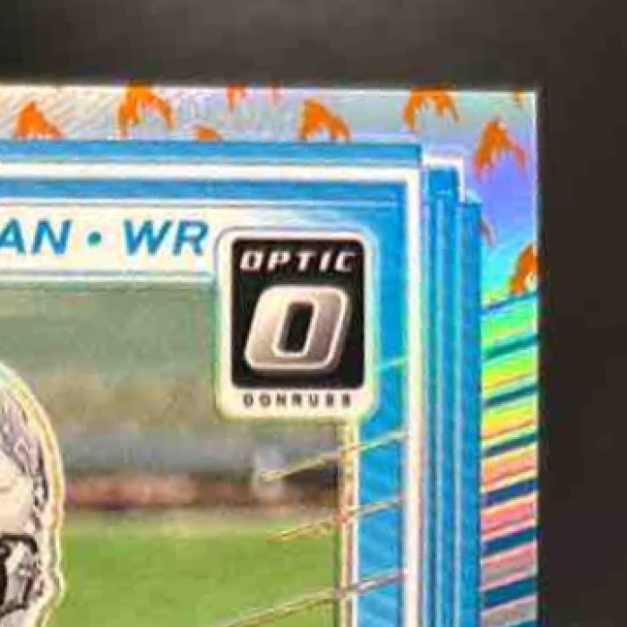2025 Panini Donruss Optic Tetairoa McMillan Fire Prizm #209 Carolina Panthers - Sports Cards
