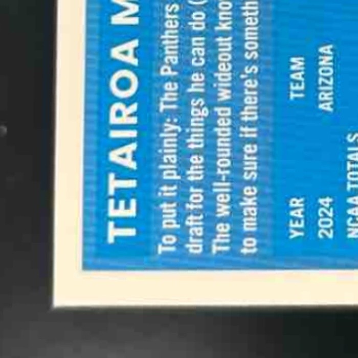 2025 Panini Donruss Optic Tetairoa McMillan Fire Prizm #209 Carolina Panthers - Sports Cards