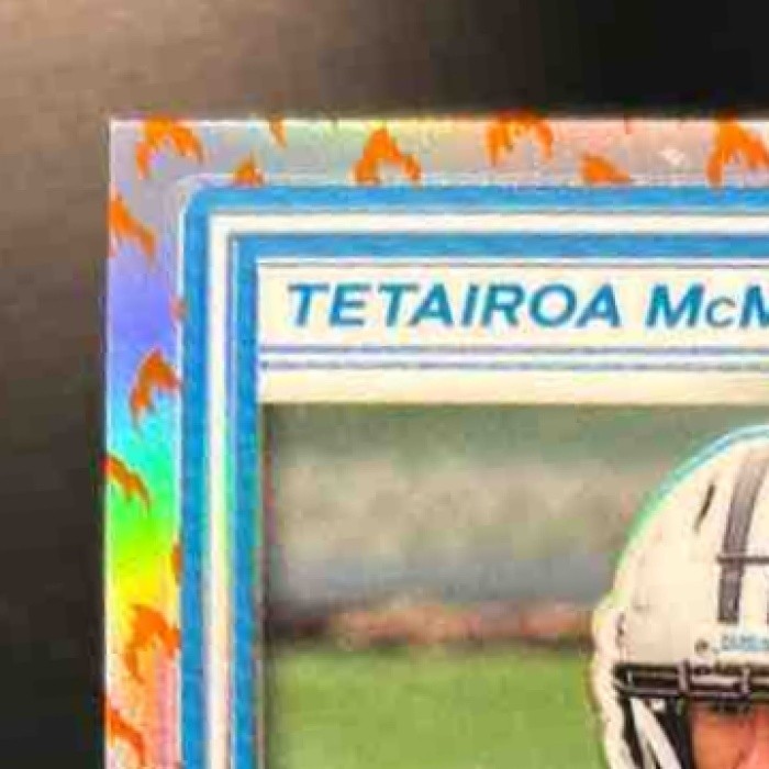 2025 Panini Donruss Optic Tetairoa McMillan Fire Prizm #209 Carolina Panthers - Sports Cards