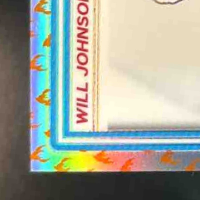 2025 Panini Donruss Optic Will Johnson Fire Emoji RC #247 Arizona Cardinals - Sports Cards