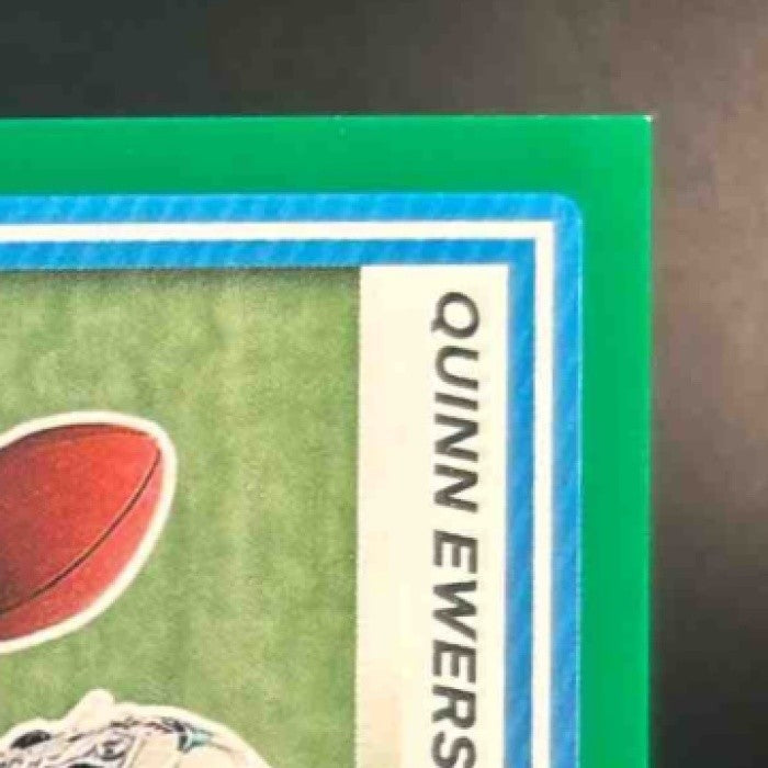 2025 Panini Donruss Quinn Ewers Rated Rookie Auto Green #342 RC Miami Dolphins - Sports Cards