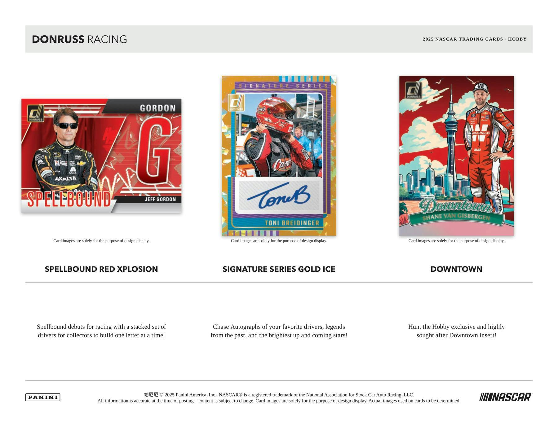2025 Panini Donruss Racing Hobby Box (3 Auto / Mem) - Donruss blaster